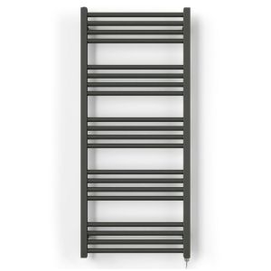 Terma Fiona Sparkling Grey Electric Towel Rail with SIM Element 1140 x 500mm