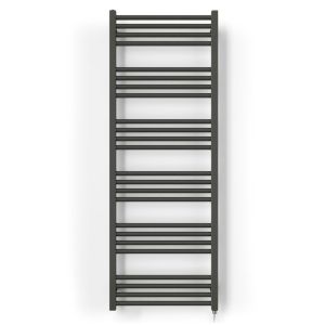 Terma Fiona Sparkling Grey Electric Towel Rail with SIM Element 1380 x 500mm