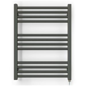 Terma Fiona Sparkling Grey Electric Towel Rail with SIM Element 660 x 500mm