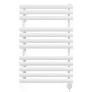 Terma Rolo Towel White Electric Towel Rail with Veo Element 755 x 520mm