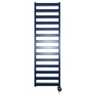 Terma Vivo Denim Blue Electric Towel Rail with Veo Element 1630 x 500mm