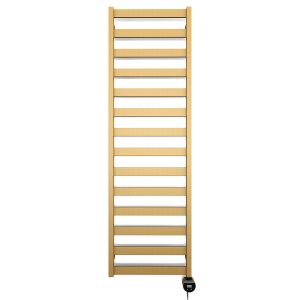 Terma Vivo Brass Electric Towel Rail with Veo Element 1630 x 500mm