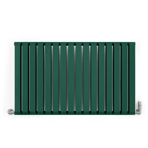 Terma Warp Room Double Panel Matt Green Designer Radiator 630 x 1045mm