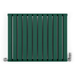 Terma Warp Room Double Panel Matt Green Designer Radiator 630 x 785mm