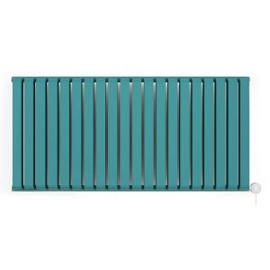 Terma Warp Room Teal Designer Electric Radiator 630 x 1305mm