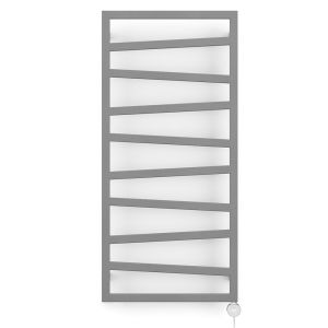 Terma Zig Zag Salt n Pepper Electric Towel Rail with Veo Element 1070 x 500mm