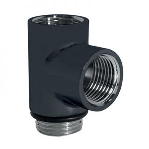 Towelrads Anthracite Dual Fuel T Piece