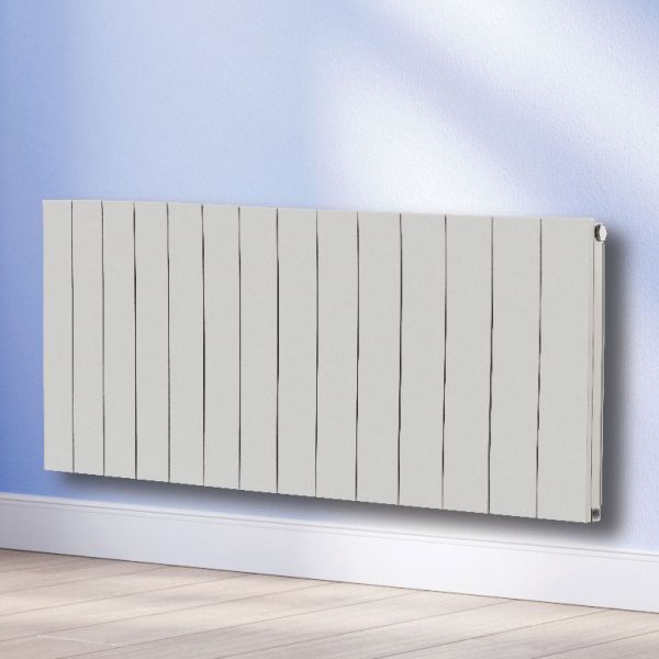 Towelrads Ascot White Double Panel Aluminium Designer Radiator 600 x 1022mm