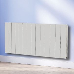 Towelrads Ascot White Single Panel Aluminium Designer Radiator 600 x 1227mm