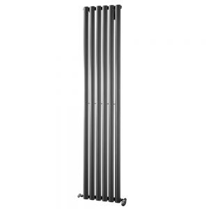 Towelrads Dorney Anthracite Single Panel Steel Designer Radiator 1800 x 352mm