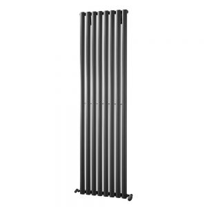 Towelrads Dorney Anthracite Single Panel Steel Designer Radiator 1800 x 472mm