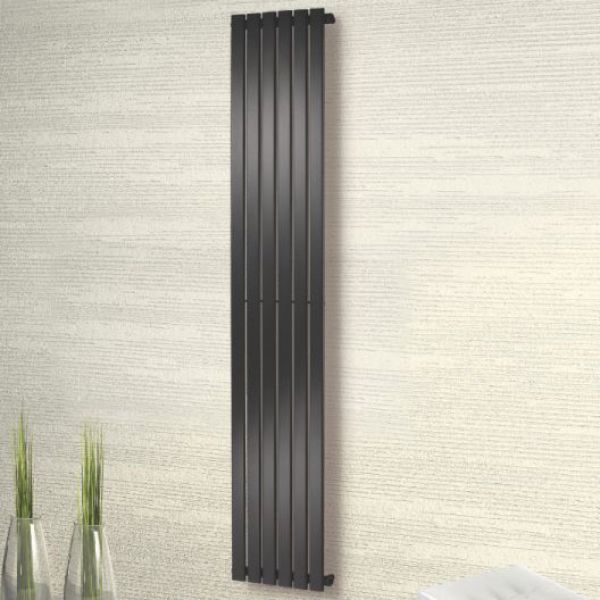 Towelrads Merlo Anthracite Single Panel Steel Designer Radiator 1800 x 435mm