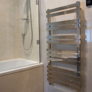 Towelrads Octagon Stainless Steel Designer Towel Rail 600 x 300mm