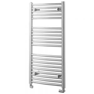 Towelrads Pisa Chrome Curved Towel Rail 1000 x 600mm