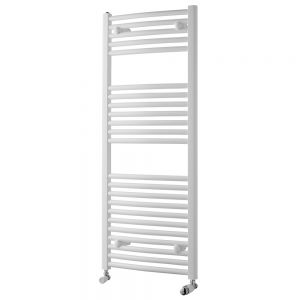 Towelrads Pisa White Curved Towel Rail 1800 x 450mm