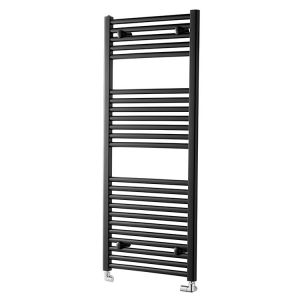 Towelrads Pisa Black Towel Rail 1200 x 400mm