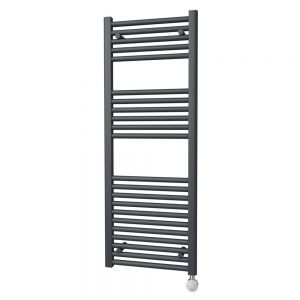 Towelrads Richmond Thermostatic Anthracite Electric Towel Rail 691 x 450mm