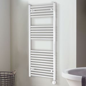 Towelrads Richmond Thermostatic White Electric Towel Rail 1600 x 450mm