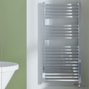 Towelrads Square Chrome Electric Towel Rail 1200 x 600mm