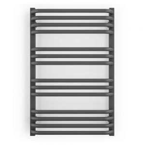 Terma Alex Modern Grey Designer Towel Rail 760 x 500mm