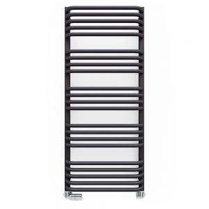 Terma Alex Modern Grey Designer Towel Rail 1140 x 500mm