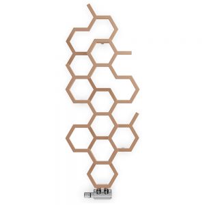 Terma Hex Bright Copper Designer Radiator 1200 x 486mm