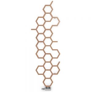 Terma Hex Bright Copper Designer Radiator 1700 x 573mm