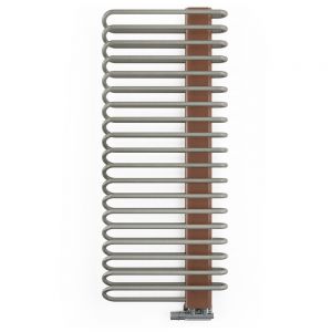 Terma Michelle Nickel Gloss and Copper Designer Towel Rail 1200 x 500mm