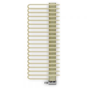 Terma Michelle Cream and Brushed Brass Designer Towel Rail 1200 x 500mm