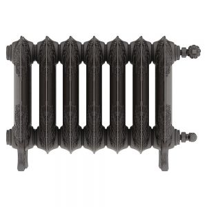 Terma Oxford Raw Metal 3 Column Cast Iron Radiator 470 x 606mm