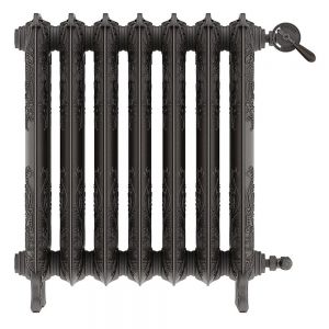 Terma Oxford Raw Metal 3 Column Cast Iron Radiator 710 x 606mm