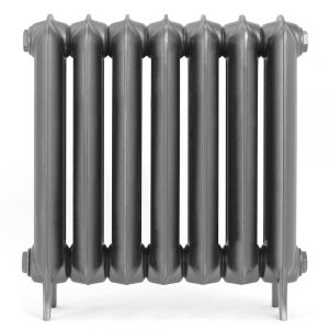 Terma Plain Raw Metal 2 Column Cast Iron Radiator 620 x 606mm