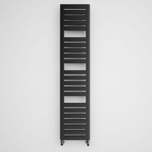 Terma Salisbury Metallic Black Designer Towel Rail 1360 x 300mm