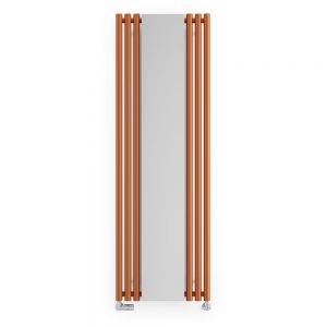 Terma Rolo Mirror True Copper Designer Radiator 1800 x 590mm