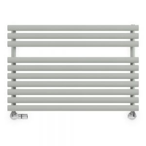 Terma Rolo Towel Salt n Pepper Horizontal Designer Towel Rail 590 x 900mm