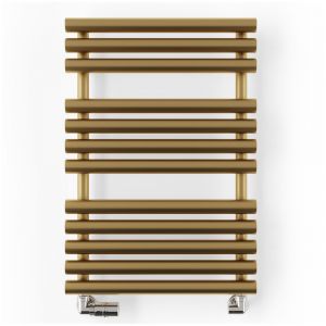 Terma Rolo Towel Brass Designer Towel Rail 755 x 520mm