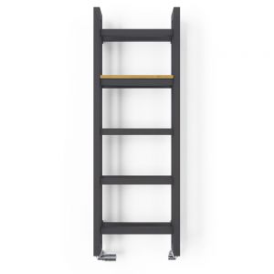 Terma Stand Modern Grey Designer Towel Rail 1150 x 400mm