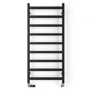 Terma Simple Black Designer Towel Rail 1080 x 500mm