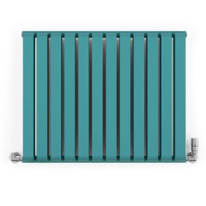 Terma Warp Room Double Panel Teal Designer Radiator 630 x 785mm