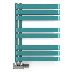 Terma Warp S Teal Designer Towel Rail 655 x 500mm