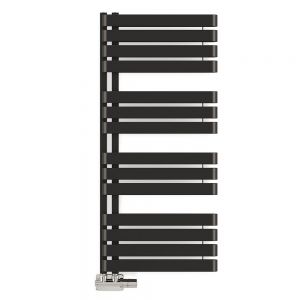 Terma Warp S Matt Black Designer Towel Rail 1110 x 500mm