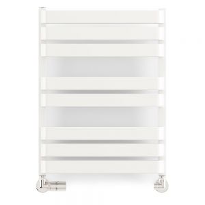 Terma Warp T Bold Matt White Designer Towel Rail 655 x 500mm