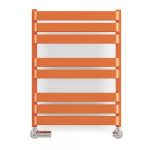 Terma Warp T Bold Orange Designer Towel Rail 655 x 500mm