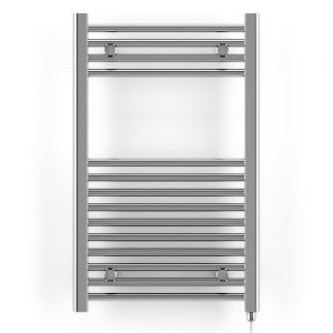 Terma Leo Chrome Electric Towel Rail with SIM Element 800 x 500mm