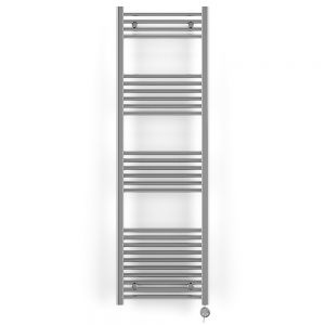 Terma Leo Chrome Electric Towel Rail with MEG Element 1600 x 500mm