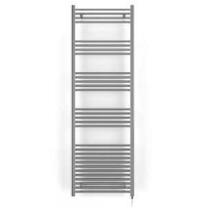 Terma Leo Chrome Electric Towel Rail with SIM Element 1800 x 600mm