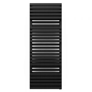 Terma Quadrus Bold Metallic Black Electric Designer Towel Rail 1185 x 450mm