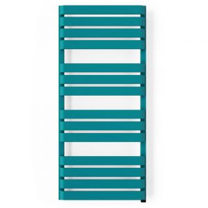 Terma Warp T Teal Electric Designer Towel Rail 1110 x 500mm