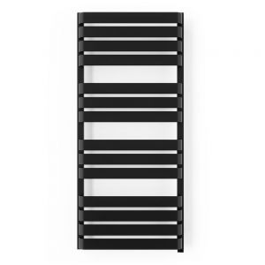 Terma Warp T Matt Black Electric Designer Towel Rail 1110 x 500mm