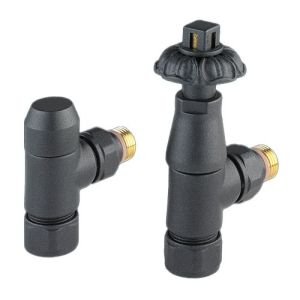 Zehnder Set 17 Volcanic Angled Thermostatic Radiator Valves